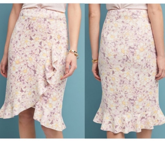 NWT Anthropologie Skye Floral Skirt - Picture 3 of 7